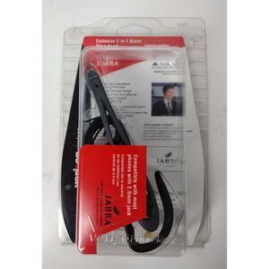 NOS Verizon Wireless Headset Jabra 2 in 1 Boom 2.5mm Jack Lightweight Desig NIB
